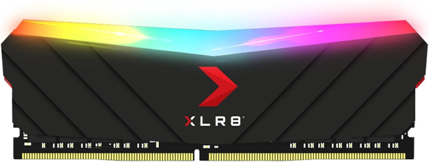 XLR8 Gaming 8GB DDR4 3200Mhz (PC4-25600) CL16 1.35V RGB Desktop (DIMM) Memory – MD8GD4320016XRGB - VortexLogic.store