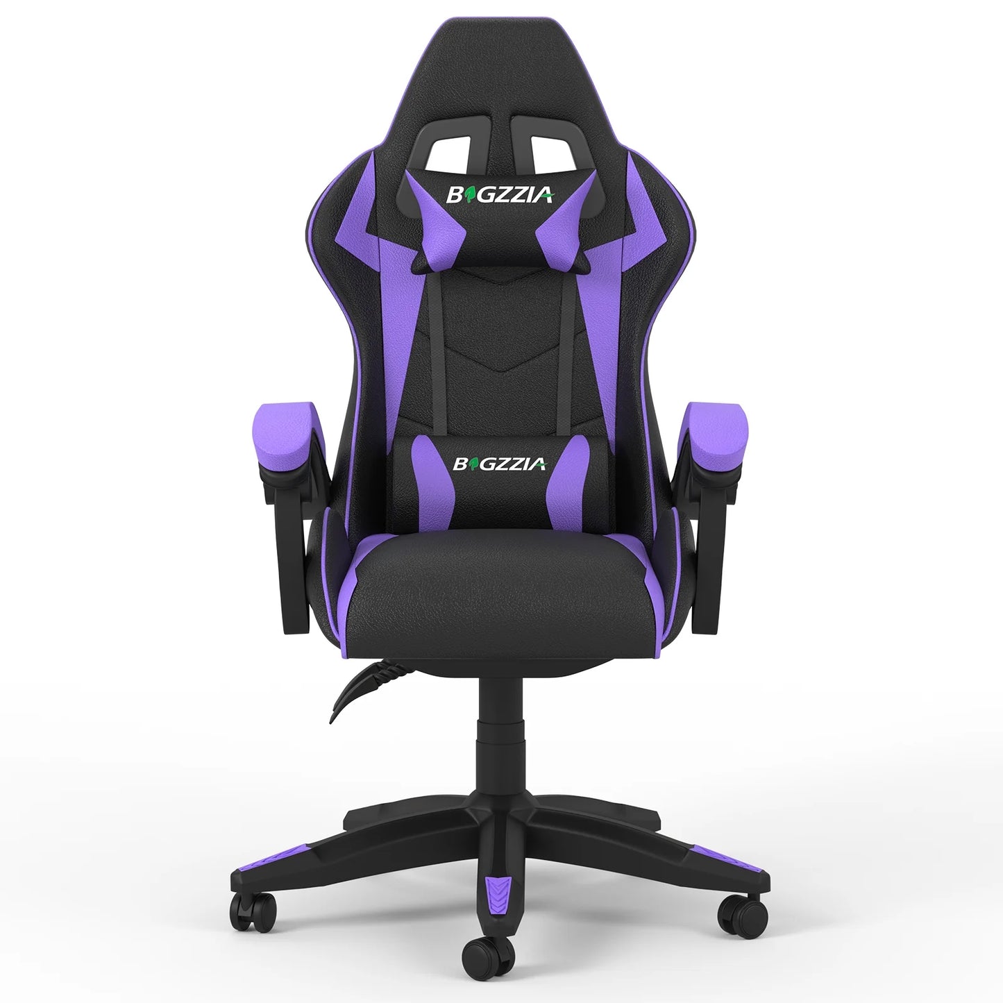 High-Back Gaming Chair Computer Racing Chair with Lumbar Support for Back Pain Women, Men (Purple)