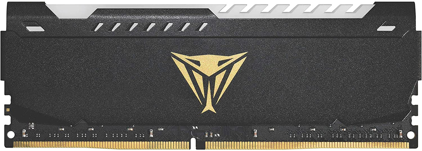 Patriot Viper Steel RGB DDR4 RAM 8GB (1X8GB) 3200Mhz CL18 1.35V UDIMM Desktop Gaming Memory Module Compatible with XMP - - VortexLogic.store