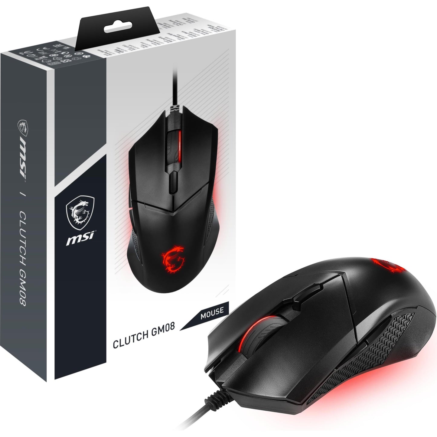 Clutch GM08 Gaming Mouse Clutchgm08 - VortexLogic.store