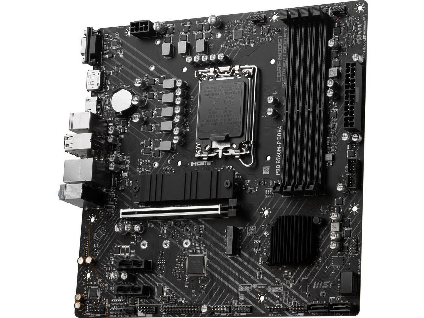 PRO B760M-P DDR4 LGA 1700 Intel B760 SATA 6Gb/S Micro ATX Motherboard - VortexLogic.store