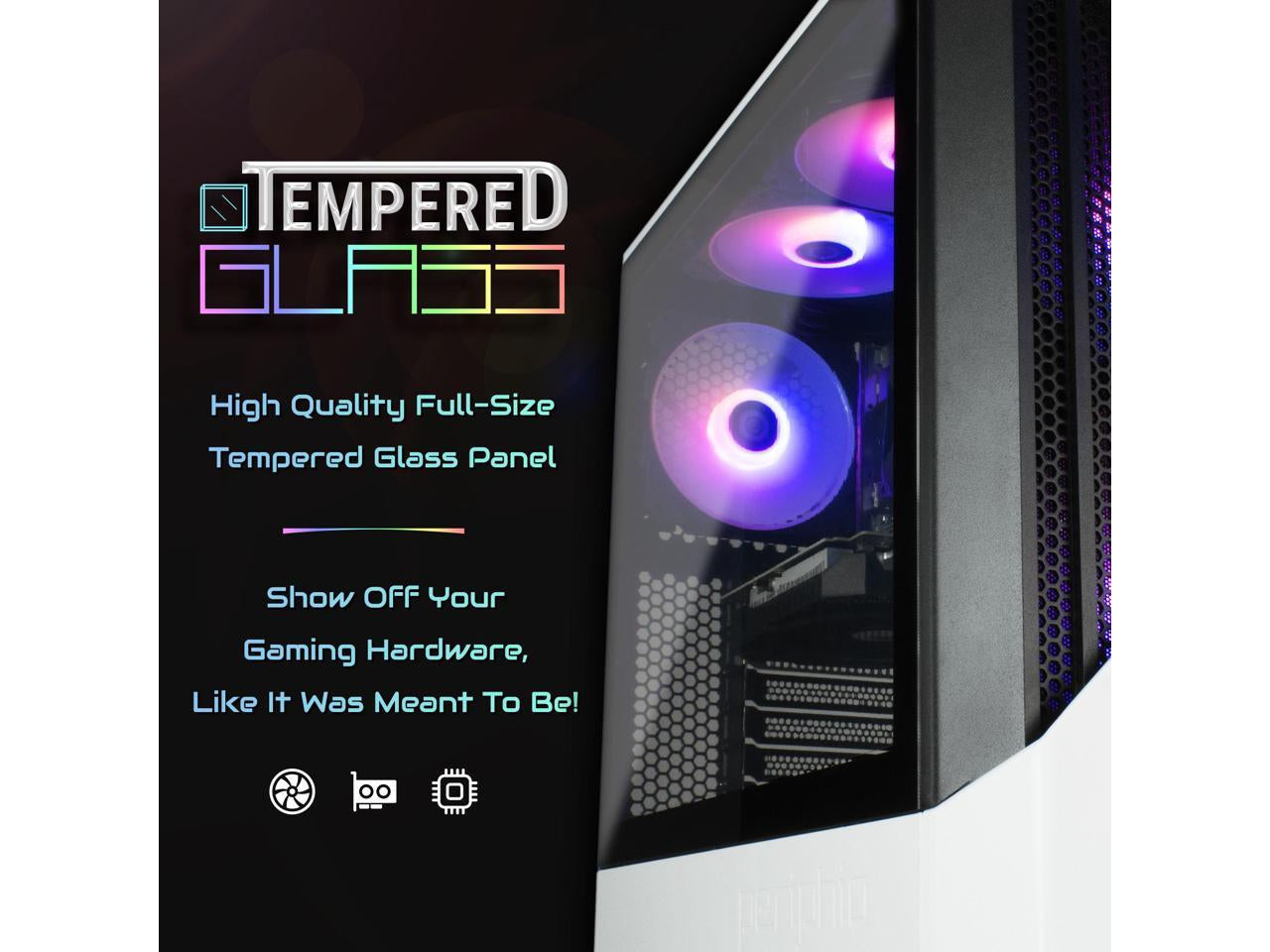 Castle Gaming Desktops, AMD Ryzen 5 5600G, 16GB, 1TB SSD, White - VortexLogic.store