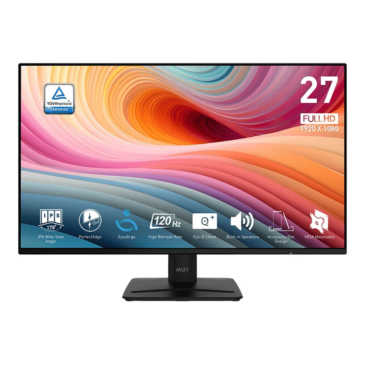 PRO MP271A E2 27" 16:9 Full HD 120Hz IPS LED HDR Monitor, Matte Black - VortexLogic.store